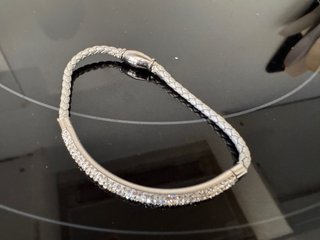 4 Pulseras Cuero con Strass