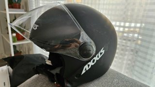 Casco Moto Axxis Square Negro talla M 56/58