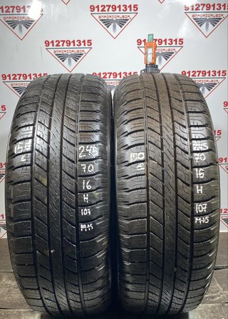 245 70 16 H GOODYEAR RUEDA AL 90% VIDA UTIL