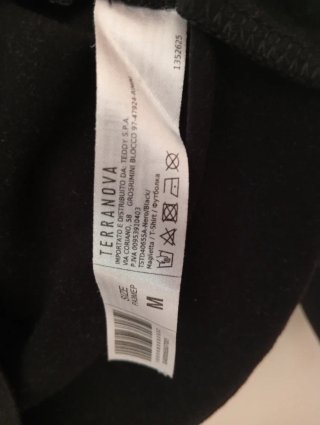Maglia donna manica lunga nera