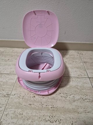 Orinal Infantil Portátil Rosa