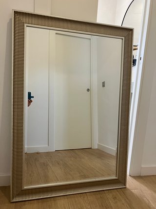Espejo Ikea Songe Plateado