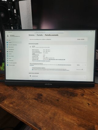 Monitor Arzopa 144Hz Full HD Negro