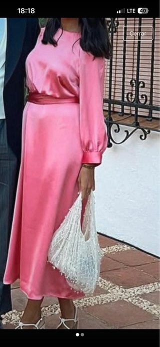 Vestido de fiesta rosa