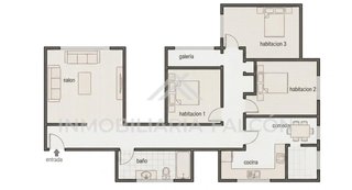 120 m2 Reformados | 3 habitaciones | Coia