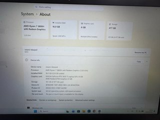 Lenovo IdeaPad Gaming 3 Ryzen 7 5800H RTX 3050 Ti