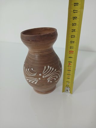 Vaso Ceramica Italiana Vintage Dipinto a Mano