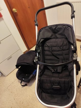 Carrito de bebé 3 piezas