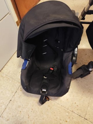 Carrito de bebé 3 piezas