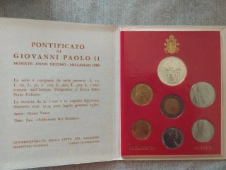 Monedas Vaticano Giovanni Paolo II 1990