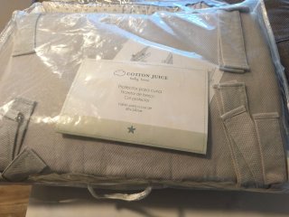Protector de cuna COTTON JUICE gris