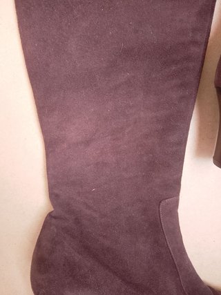 Stivali in pelle scamosciata marrone comfort 37