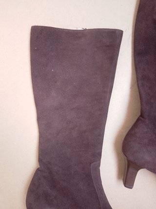 Stivali in pelle scamosciata marrone comfort 37