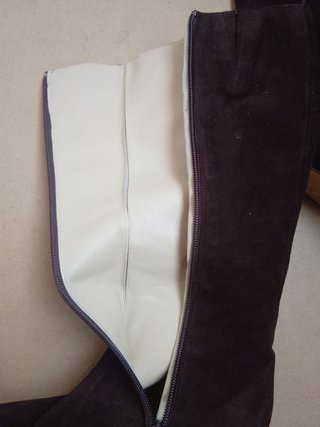 Stivali in pelle scamosciata marrone comfort 37