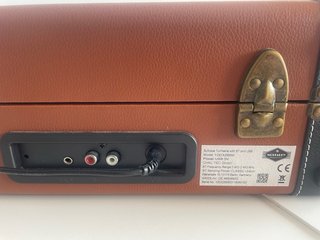 Tocadiscos portatile con Bluetooth Nostalgia