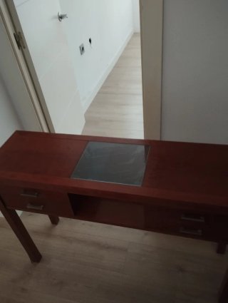 Mueble de entrada de madera