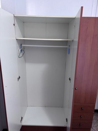 2 Armarios y 1 Cabezal de Cama Madera