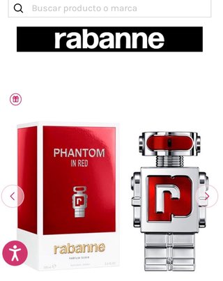 Perfume Phantom in Red Paco Rabanne Elixir