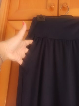 Pantalón azul ancho