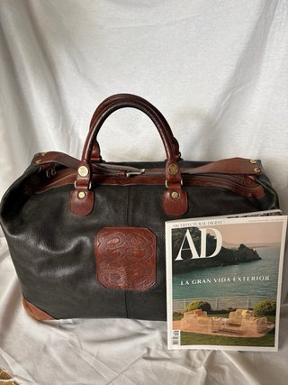 Bolsa de viaje  de piel