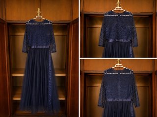 Vestido de fiesta/graduación azul