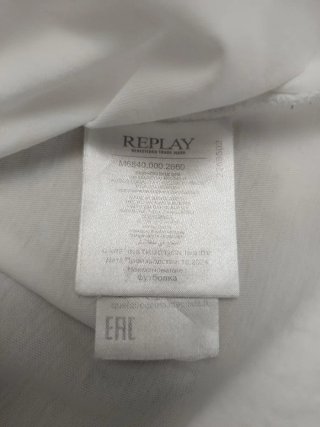 Camiseta Replay Original Blanca