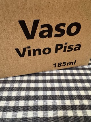 Set de 6 vasos de cristal