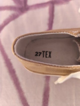 Zapatillas TEX unisex número 27 SIN ESTRENAR