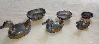 Set 3 Cajas Joyero Vintage Pato