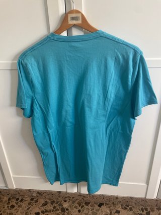 Camiseta Hollister Azul V-Neck