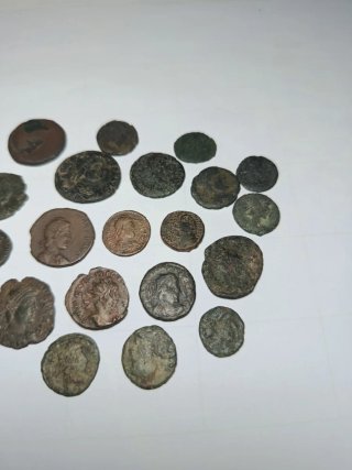 Lote 20 monedas romanas antiguas