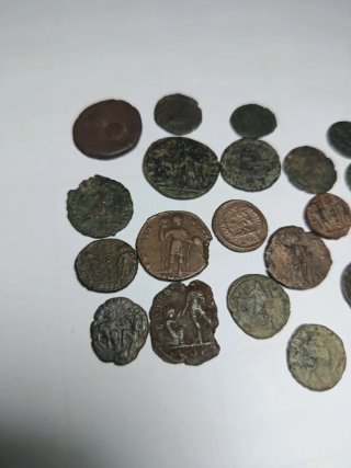 Lote 20 monedas romanas antiguas