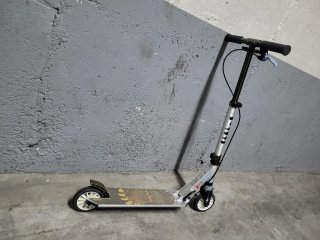 Patinete Plataforma Negro y Plateado