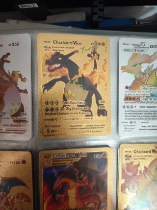 Lote de cartas Pokémon Charizard Oro y Plata