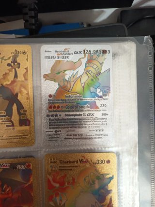 Lote de cartas Pokémon Charizard Oro y Plata