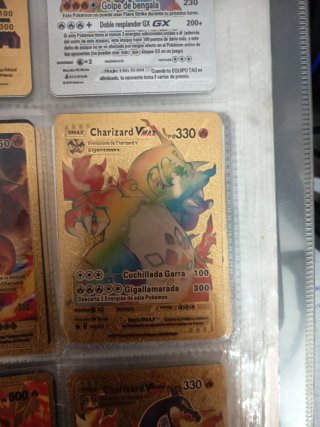 Lote de cartas Pokémon Charizard Oro y Plata
