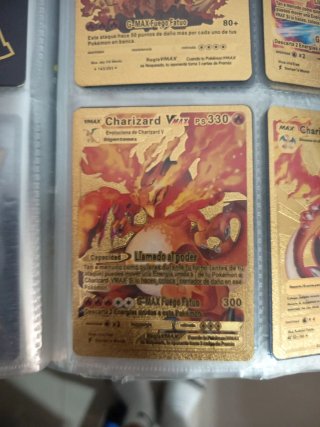 Lote de cartas Pokémon Charizard Oro y Plata