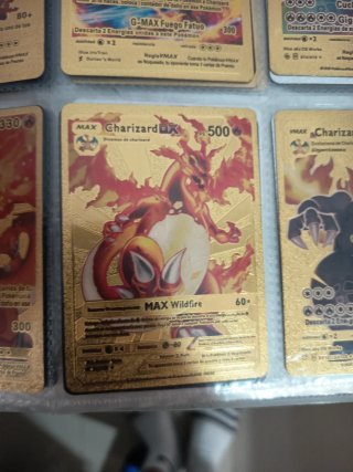 Lote de cartas Pokémon Charizard Oro y Plata