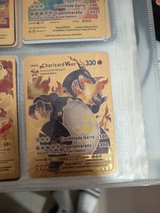 Lote de cartas Pokémon Charizard Oro y Plata