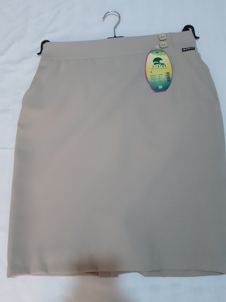 Falda Tergal Beige