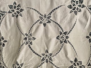 Centrotavola vintage anni ‘ 60 pizzo Rinascimento