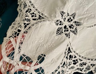 Centrotavola vintage anni ‘ 60 pizzo Rinascimento