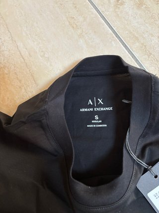 T-Shirt Uomo Armani Exchange Nera