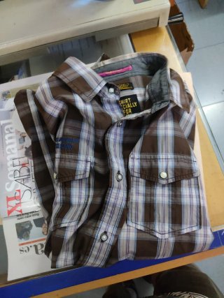 Camisa cuadros Springfield Talla XL