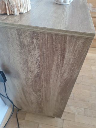 Aparador EDE 2 puertas efecto lamas L80cm