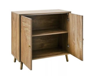 Aparador EDE 2 puertas efecto lamas L80cm