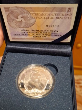 Moneda 10 Euros Plata Real Casa Moneda