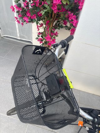 Bicicleta Paseo Negra con Cesta BTWIN