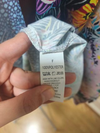 Kimono estampado multicolor talla única
