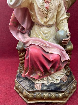 Sagrado Corazón de Jesús Antiguo Entronizado
